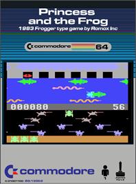 Box cover for Princess And The Frog on the Commodore 64.