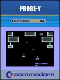 Box cover for Probe (RUN) on the Commodore 64.