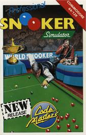 Box cover for Professional Snooker Simulator on the Commodore 64.