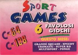 Box cover for Professional Speedway Manager on the Commodore 64.
