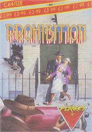 Box cover for Prohibition on the Commodore 64.