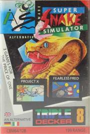 Box cover for Project X on the Commodore 64.