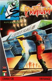 Box cover for Protium on the Commodore 64.