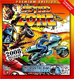 Box cover for Psykozone on the Commodore 64.