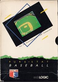 Box cover for Pure-stat Baseball on the Commodore 64.