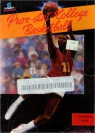 Box cover for Pure-stat College Basketball on the Commodore 64.