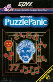 Box cover for Puzzle Panic on the Commodore 64.
