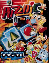 Box cover for Puzznic on the Commodore 64.