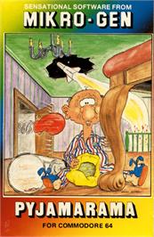 Box cover for Pyjamarama on the Commodore 64.