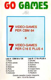Box cover for Pyramid Pete on the Commodore 64.