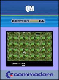 Box cover for Qm on the Commodore 64.