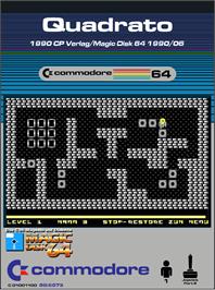 Box cover for Quadrato on the Commodore 64.