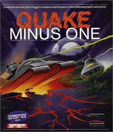 Box cover for Quake Minus One on the Commodore 64.