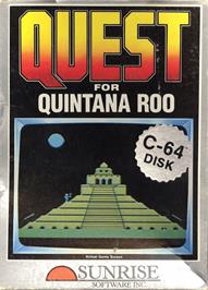 Box cover for Quest For Quintana Roo on the Commodore 64.