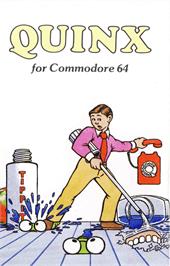 Box cover for Quinx on the Commodore 64.