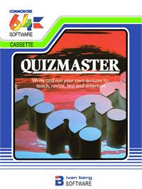 Box cover for Quiz-master V3.8 on the Commodore 64.