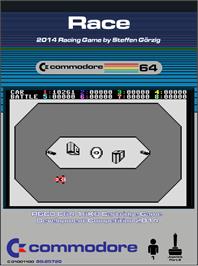 Box cover for Race on the Commodore 64.