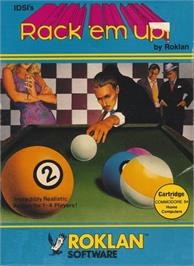 Box cover for Rack 'em Up! on the Commodore 64.