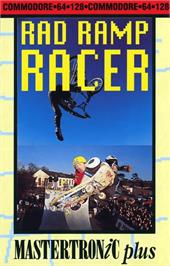 Box cover for Rad Ramp Racer on the Commodore 64.