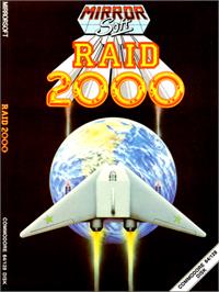 Box cover for Raid 2000 on the Commodore 64.
