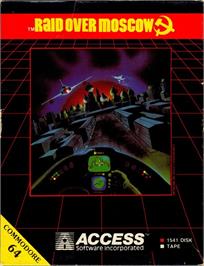 Box cover for Raid Over Moscow on the Commodore 64.