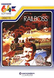 Box cover for Rail Boss on the Commodore 64.