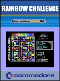 Box cover for Rainbow Challenge on the Commodore 64.