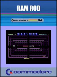 Box cover for Ram Rod on the Commodore 64.
