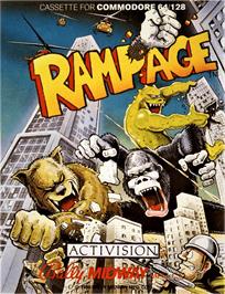 Box cover for Rampage (Archons 1n2) on the Commodore 64.