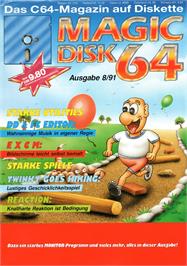 Box cover for Reaction (Elcomp) on the Commodore 64.