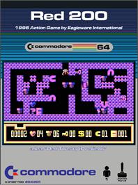 Box cover for Red 200 on the Commodore 64.