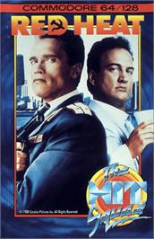 Box cover for Red Heat on the Commodore 64.
