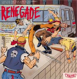 Box cover for Renegade on the Commodore 64.