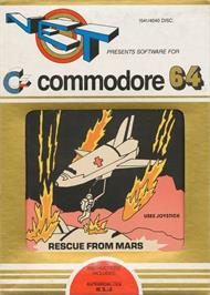 Box cover for Rescue From Mars on the Commodore 64.