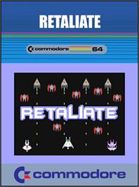 Box cover for Retaliate on the Commodore 64.