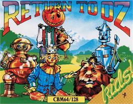 Box cover for Return To Oz on the Commodore 64.