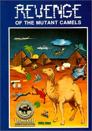 Box cover for Revenge of the Mutant Camels on the Commodore 64.