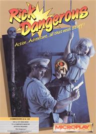 Box cover for Rick Dangerous on the Commodore 64.