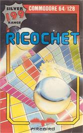 Box cover for Ricochet (Firebird) on the Commodore 64.