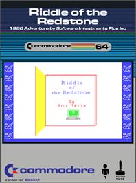 Box cover for Riddle Of The Redstone on the Commodore 64.