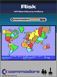 Box cover for Risk! (Christopher West - Preview) on the Commodore 64.
