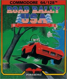 Box cover for Road Rally U.s.a. on the Commodore 64.