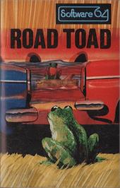 Box cover for Road Toad on the Commodore 64.