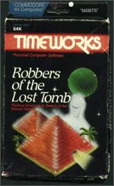 Box cover for Robbers Of The Lost Tomb on the Commodore 64.