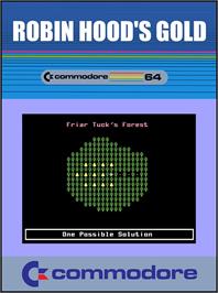 Box cover for Robin Hood's Gold on the Commodore 64.