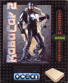 Box cover for Robocop 2 on the Commodore 64.