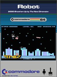 Box cover for Robot (2000) on the Commodore 64.