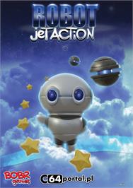 Box cover for Robot Jet Action on the Commodore 64.