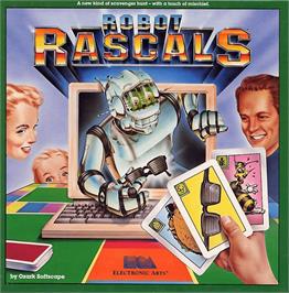 Box cover for Robot Rascals on the Commodore 64.