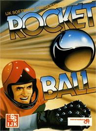 Box cover for Rocket Ball on the Commodore 64.